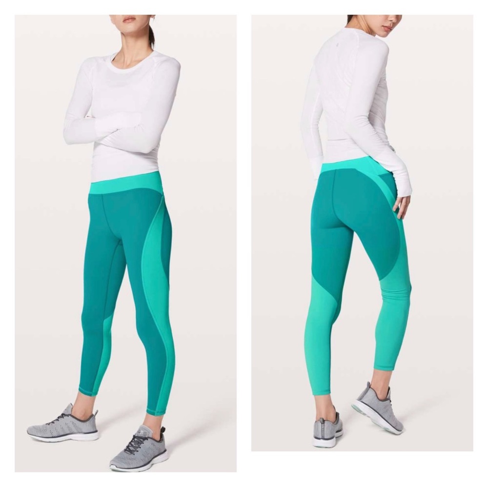 Lululemon Train Times 7/8 Pant Blocked 25 Size 4